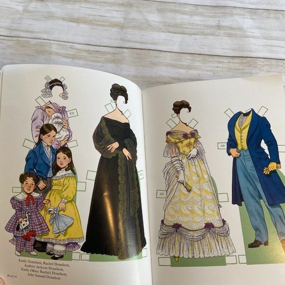 - Andrew Jackson and His Family Paper Dolls by Tom Tierney 2001 VINTAGE UN… - Picture 5 of 7